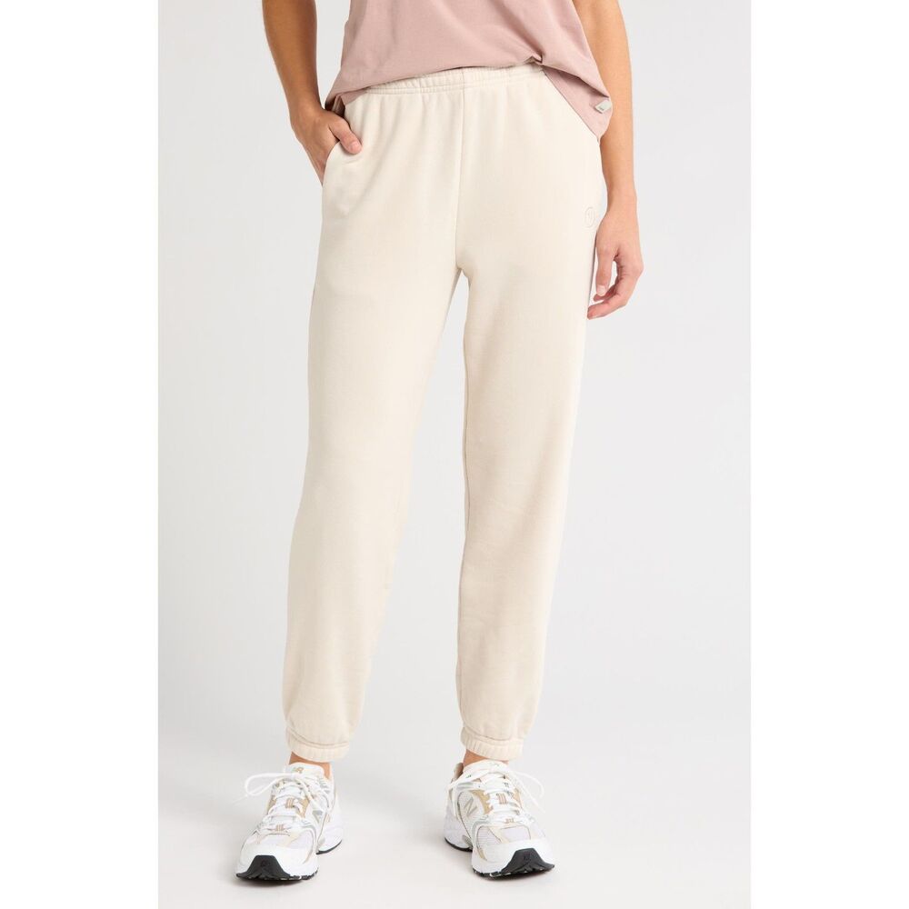 Vuori Sedona Logo Joggers Bone Cream Women's Small
